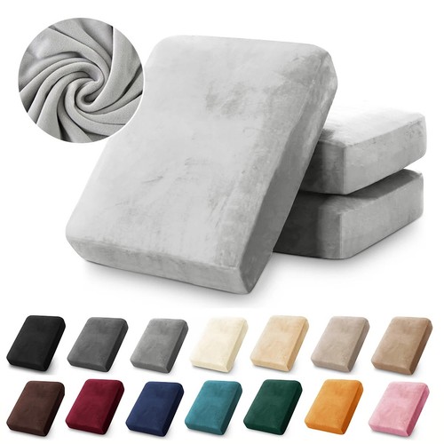 Velvet stretch sofa seat - sofa,