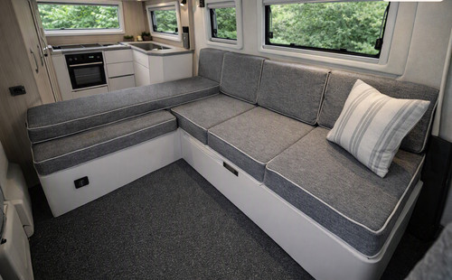 Shape campervan seating - l,