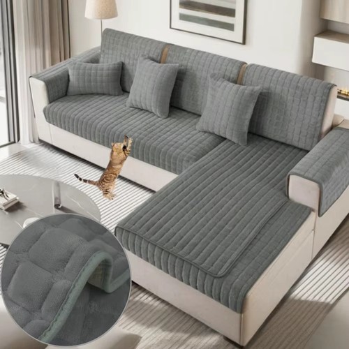 Sofa cover slipcover shape - l,