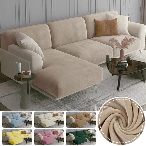 Soft velvet sofa seat - soft,